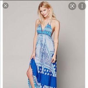 Free People maxi halter - worn once
